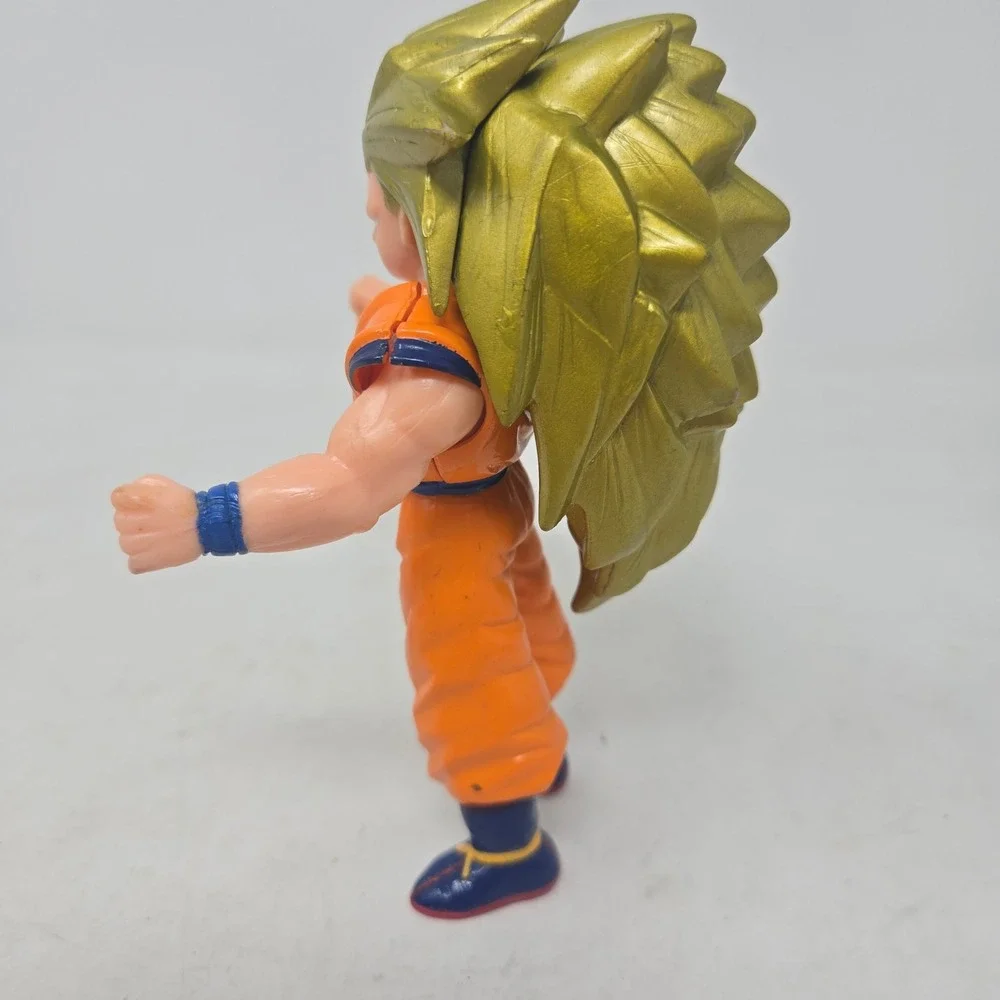 Vintage Dragon Ball‎ Z Goku Super Saiyan 3 Action Figure Orange Gi Gold Hair DBZ